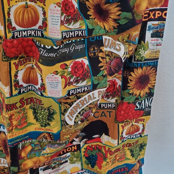Colorful Apron with Pockets 29" x 41" New Without Tag - Picture 5 of 14